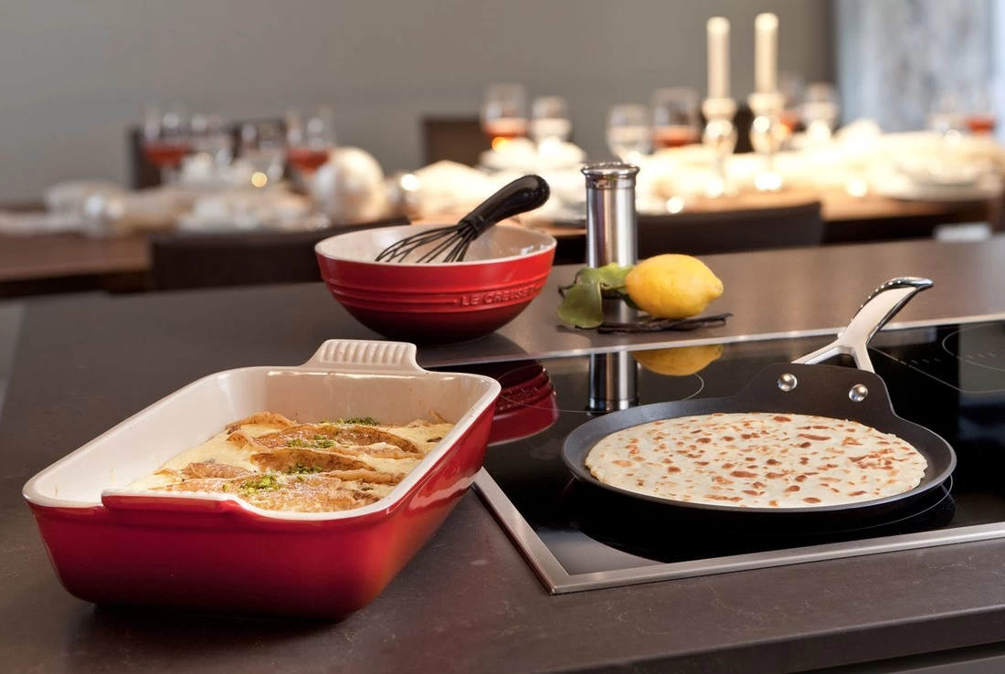 Le Creuset Pannenkoekenpan Les Forgées TNS - ø 28 Cm - Standaard Anti-aanbaklaag - Afbeelding 3