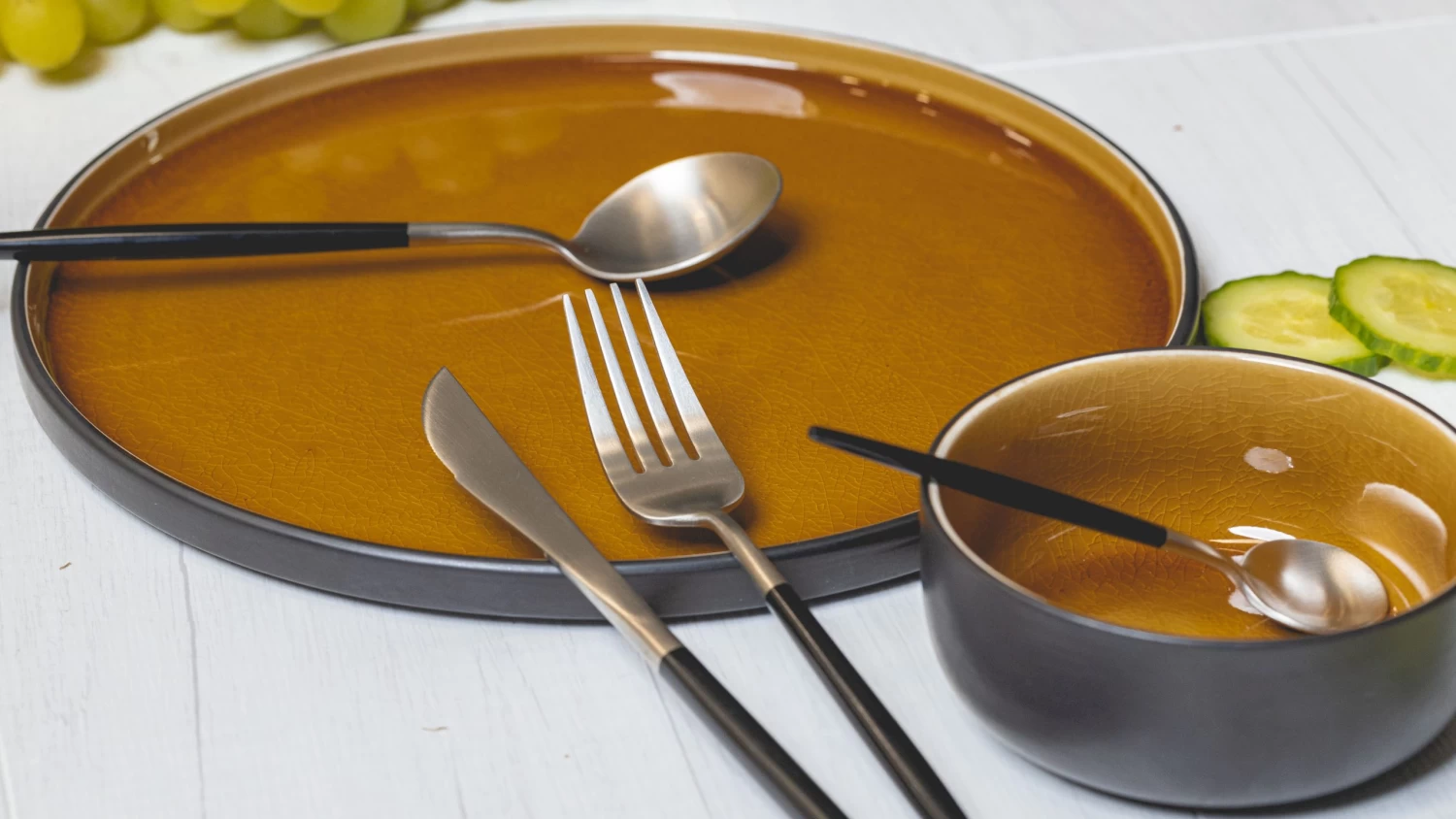 Jay Hill Bestekset - RVS - Zwart - 16-delig / 4 Personen - Afbeelding 4