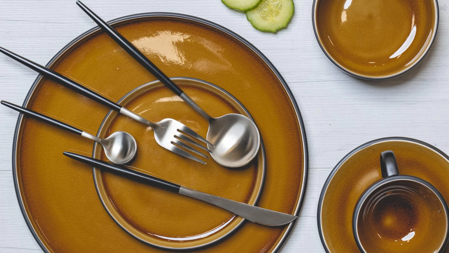 Jay Hill Bestekset - RVS - Zwart - 16-delig / 4 Personen - Afbeelding 3