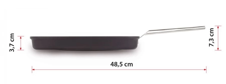 Valira Grillpan Aire - 28 X 28 Cm - Standaard Anti-aanbaklaag - Afbeelding 3